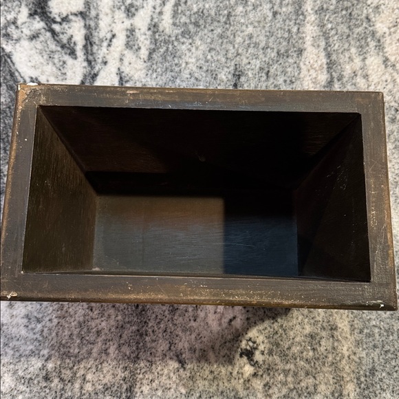 Floral Painted Wooden Planter - Picture 5 of 9